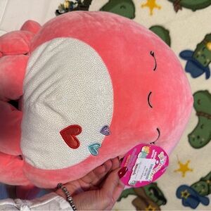 Pink Heart Plush Toy SQUISHMALLOW